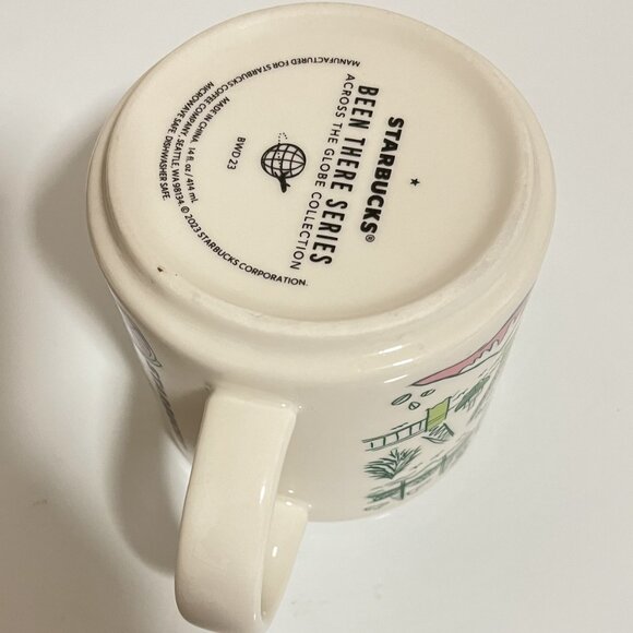 STARBUCKS 14 fl.oz GREEN COFFEE/TEA MUG "Been There Series" PORTLAND/NEW no box - Picture 5 of 7